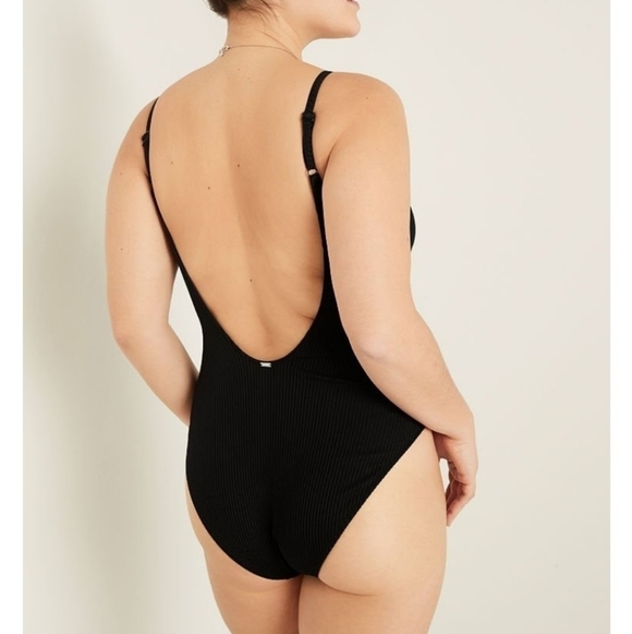 VS PINK STRAPPY SIDE RIBBED ONE PIECE▪︎S - Picture 3 of 11